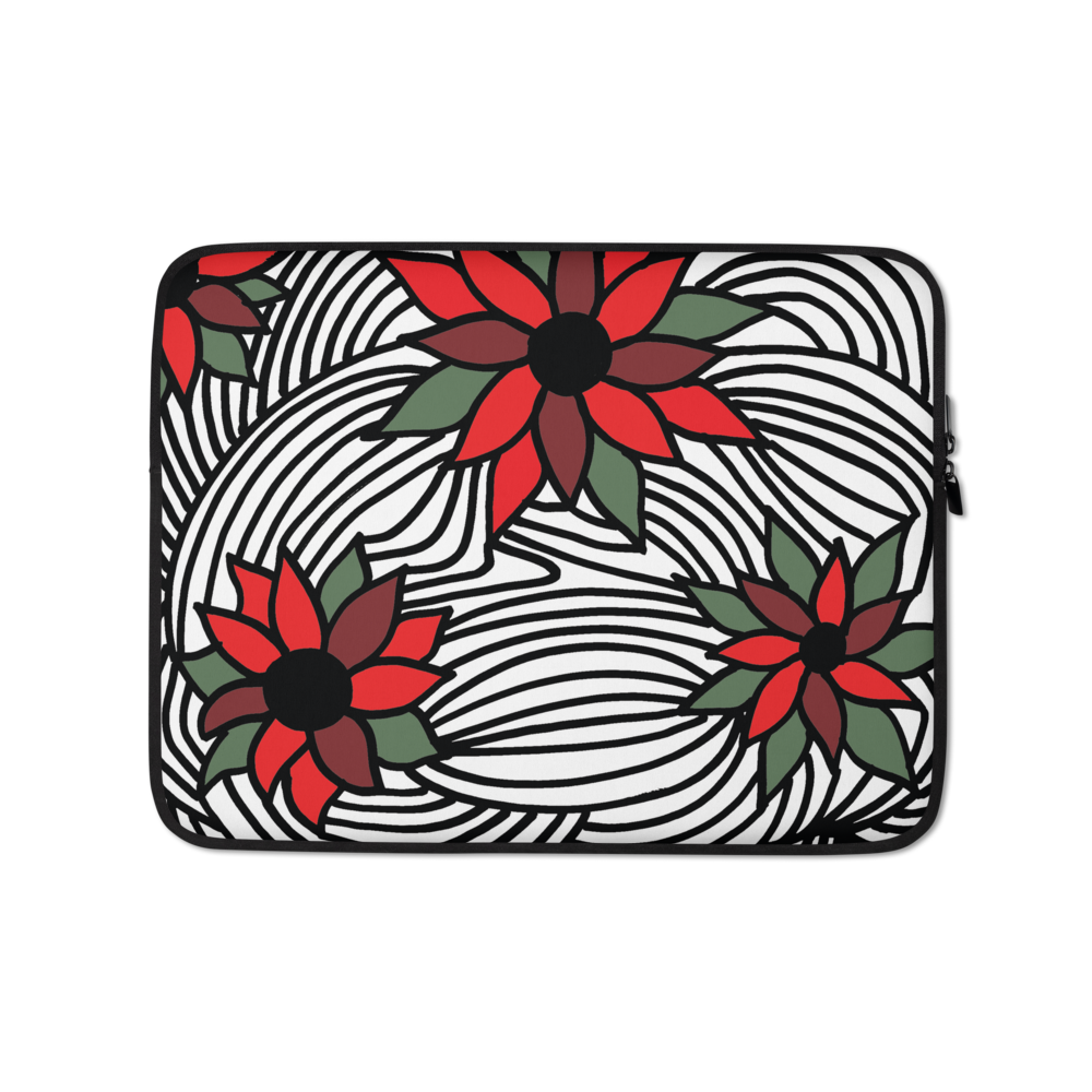 Christmas Flowers | Laptop Sleeve
