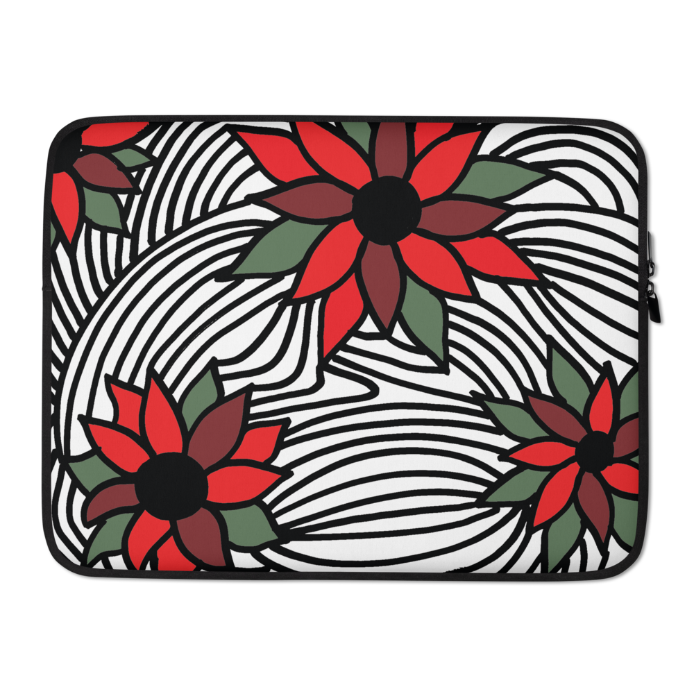 Christmas Flowers | Laptop Sleeve