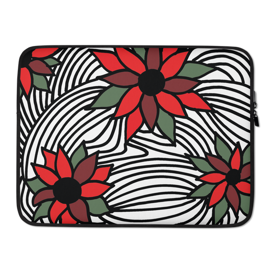 Christmas Flowers | Laptop Sleeve