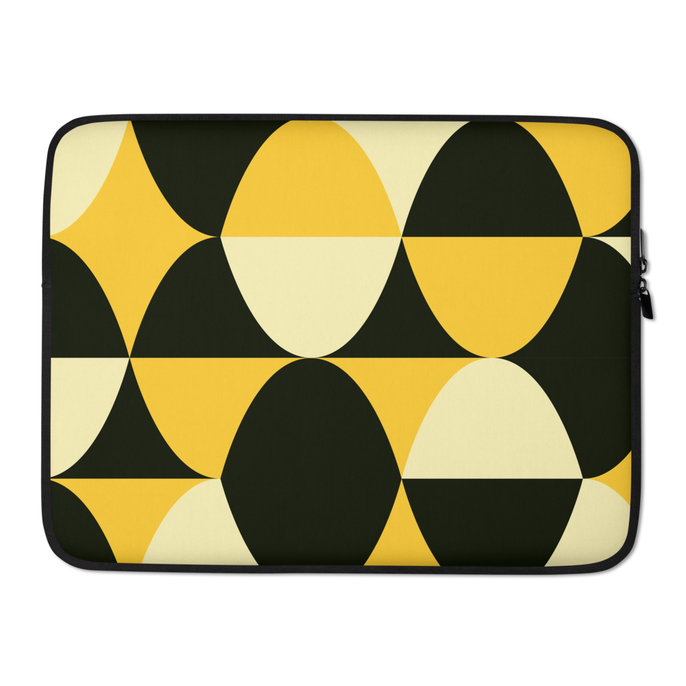 Yellow and Black Eggs | Laptop Sleeve