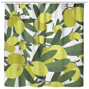 Olive Tree | Cloth Shower Curtain