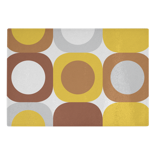 Autumn Ornament | Glass Cutting Board
