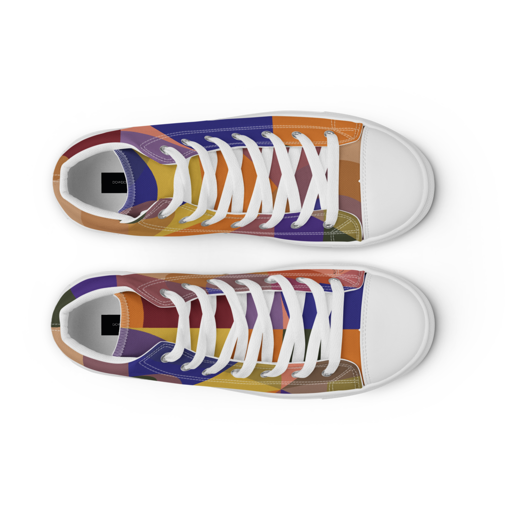 Smart Composition | Men's High Top Canvas Shoes