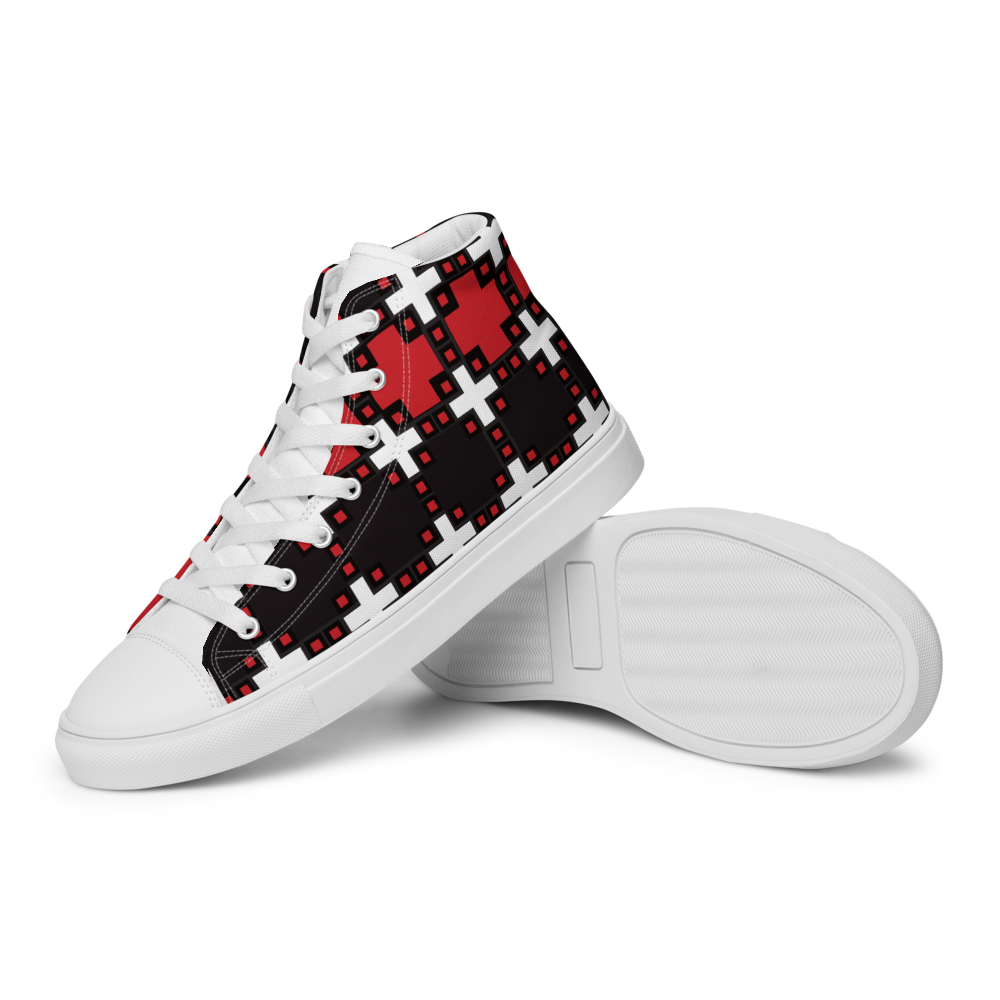 Oriental Fragrances | Men's High Top Canvas Shoes