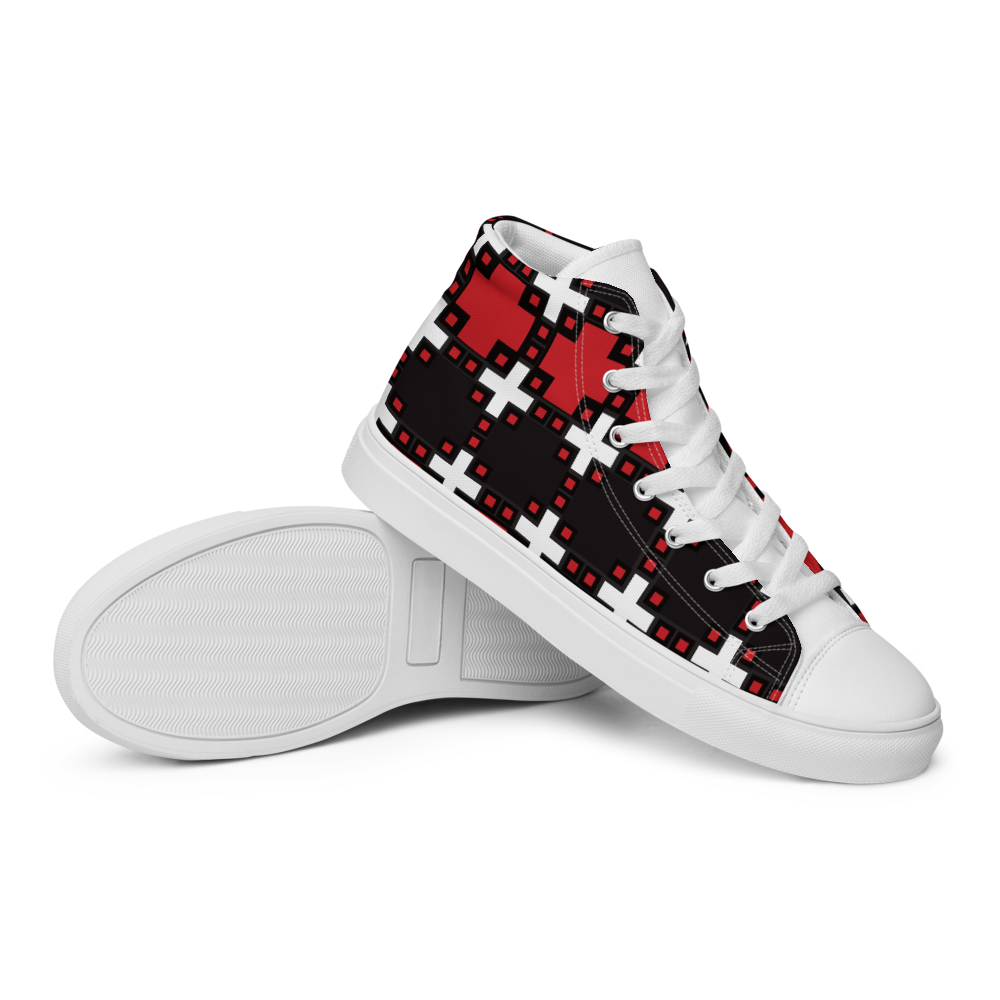 Oriental Fragrances | Men's High Top Canvas Shoes
