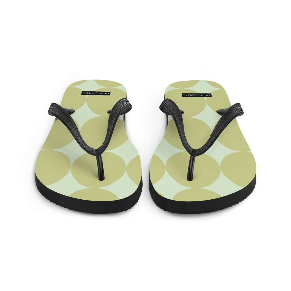 Easter Pattern Olive | Flip-Flops
