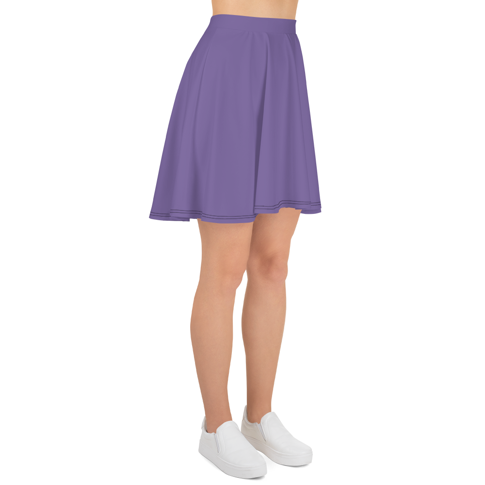 Purple Small Flowers | Skater Skirt