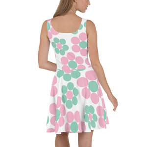 Happy Pastel Flowers | Skater Dress