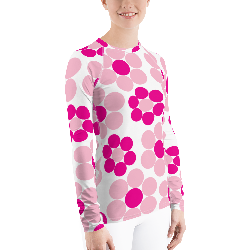Happy Flowers Ornament | Women's Rash Guard
