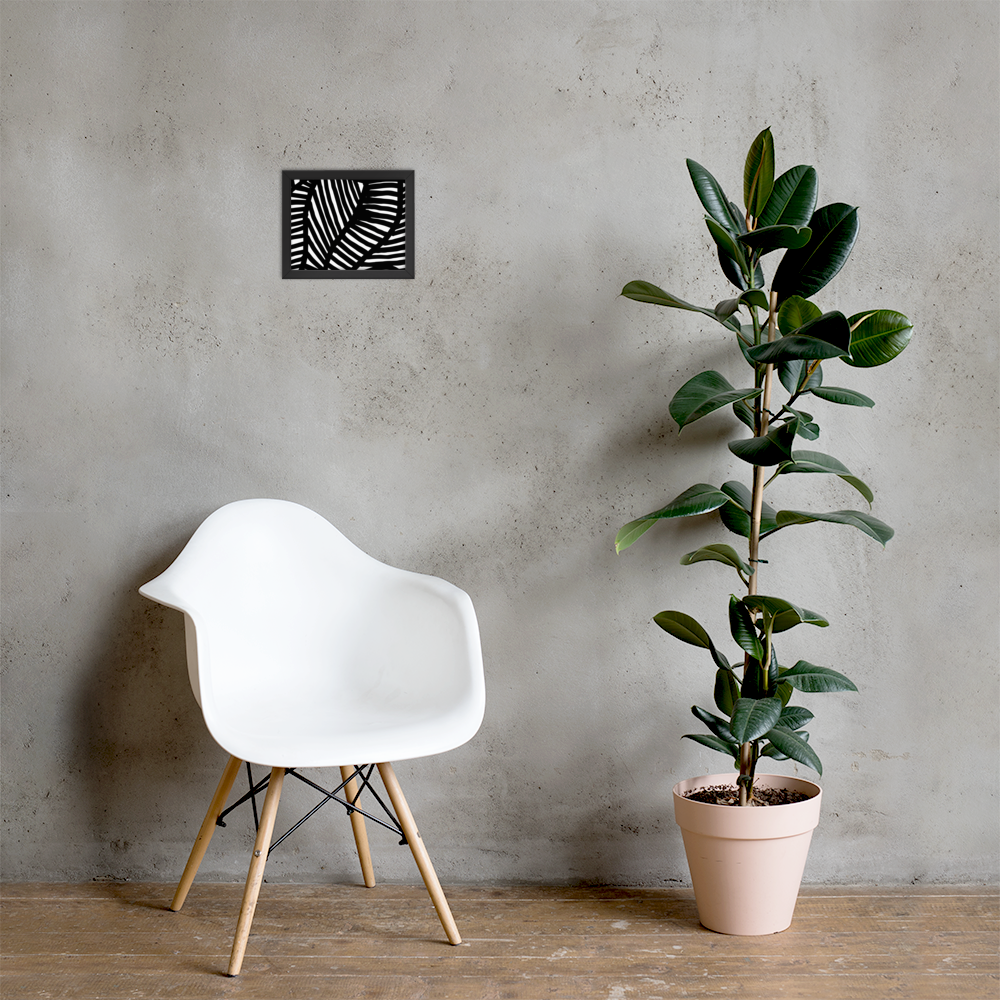 Black and White Ornament | Framed Poster