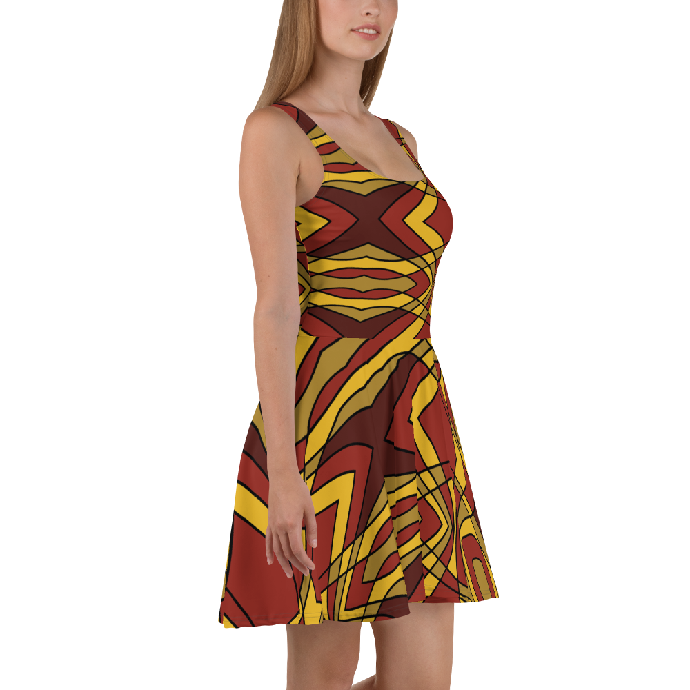 Warm Ornament | Skater Dress