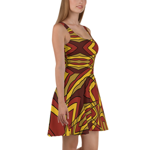 Warm Ornament | Skater Dress