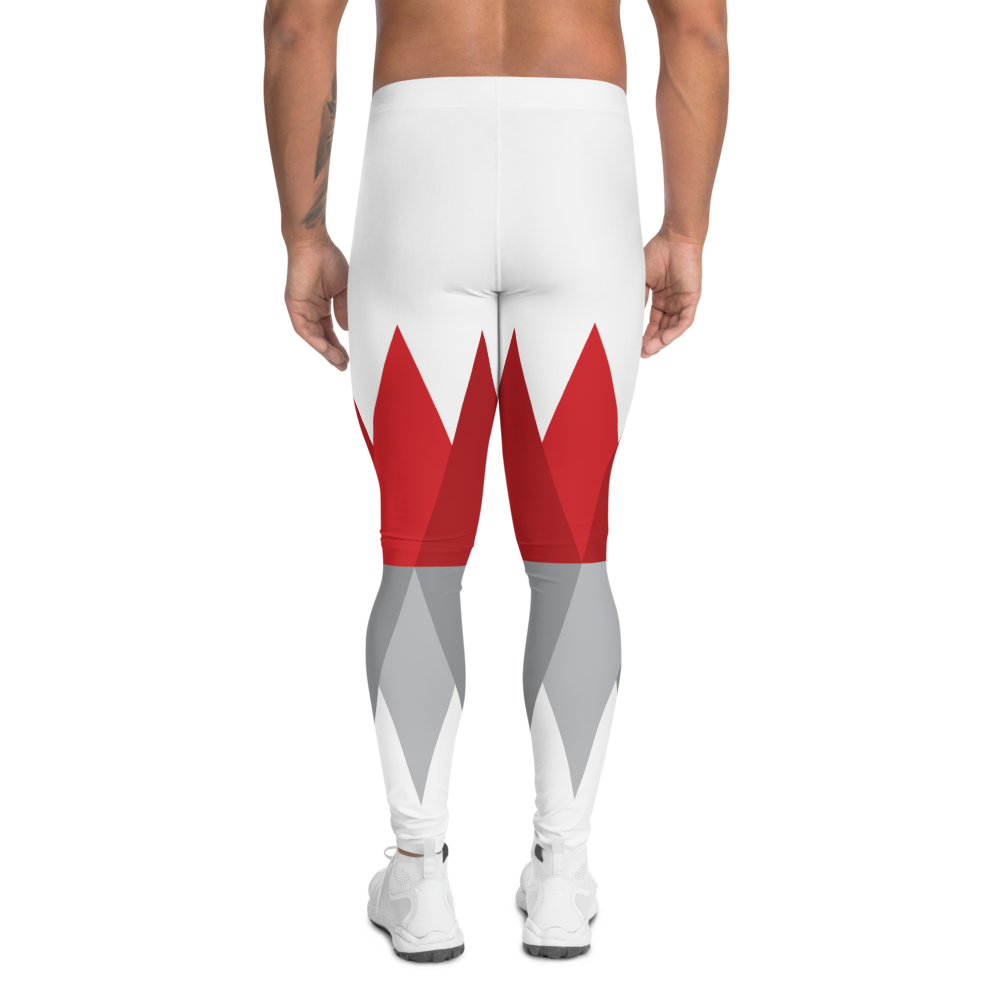 Red Gray Christmas | Men's Leggings
