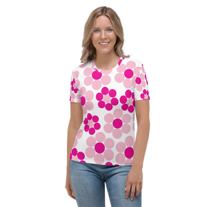 Happy Flowers Ornament | Women's T-Shirt