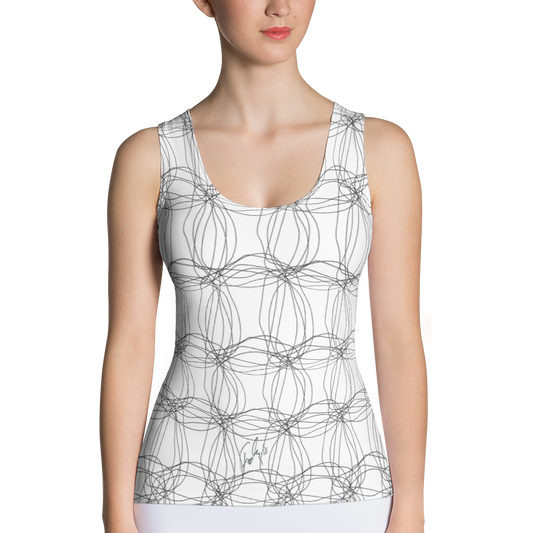 Ornament Graphic Flowers | Women's Tank Top