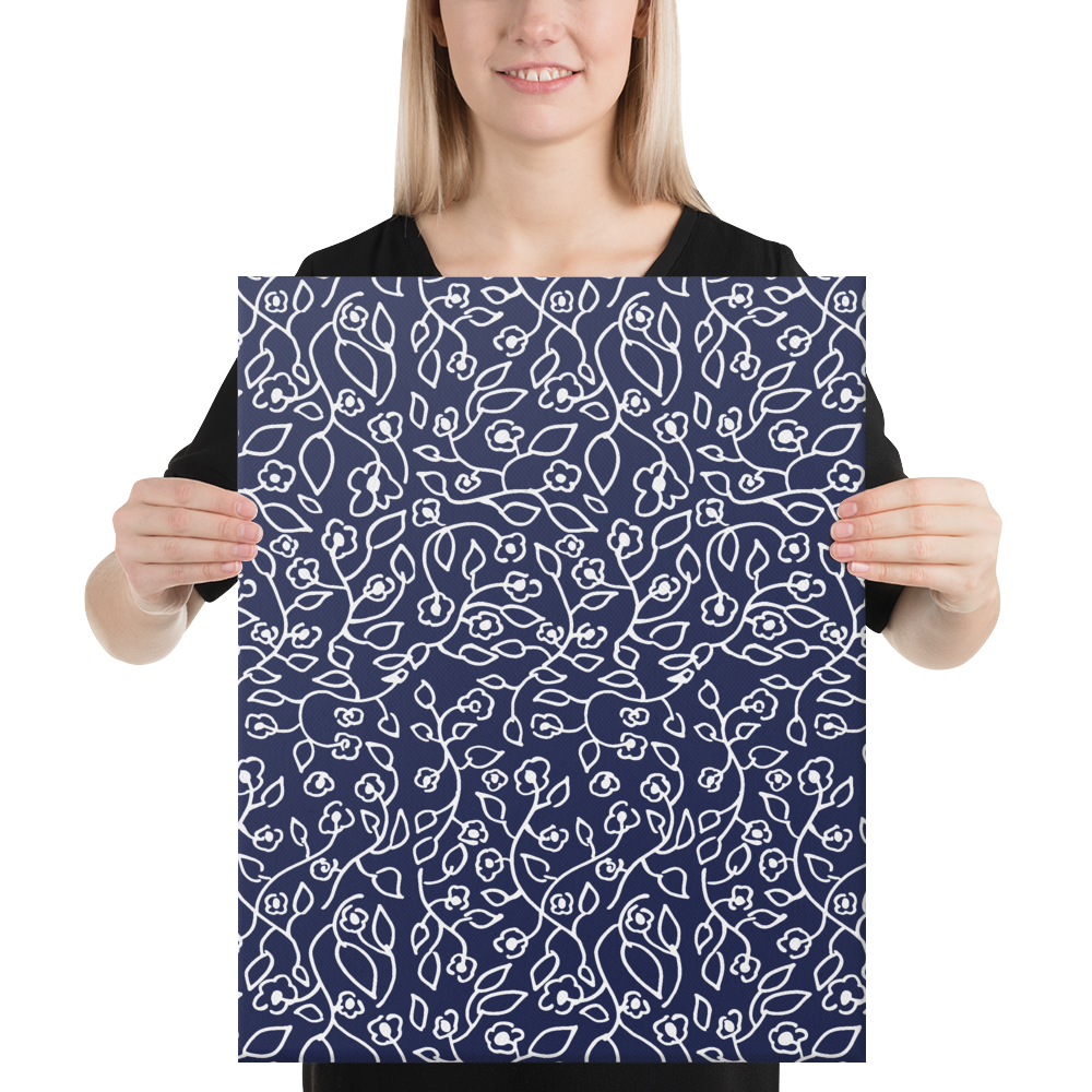 White Small Flowers | Canvas