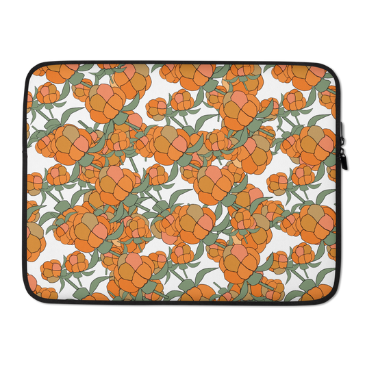 Lakka Ornament Black | Laptop Sleeve