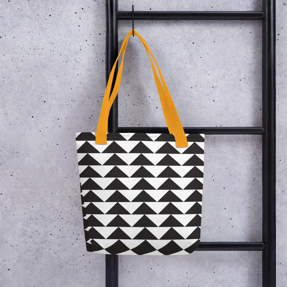 Black and White Triangles | Tote Bag