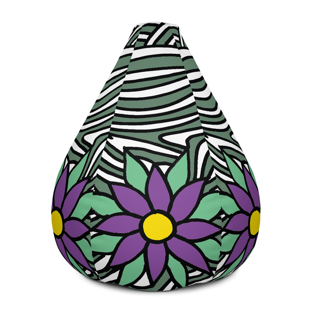 Flower Ornament | Bean Bag Chair