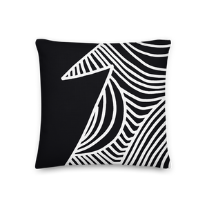 Stars and Trees Black | Pillow