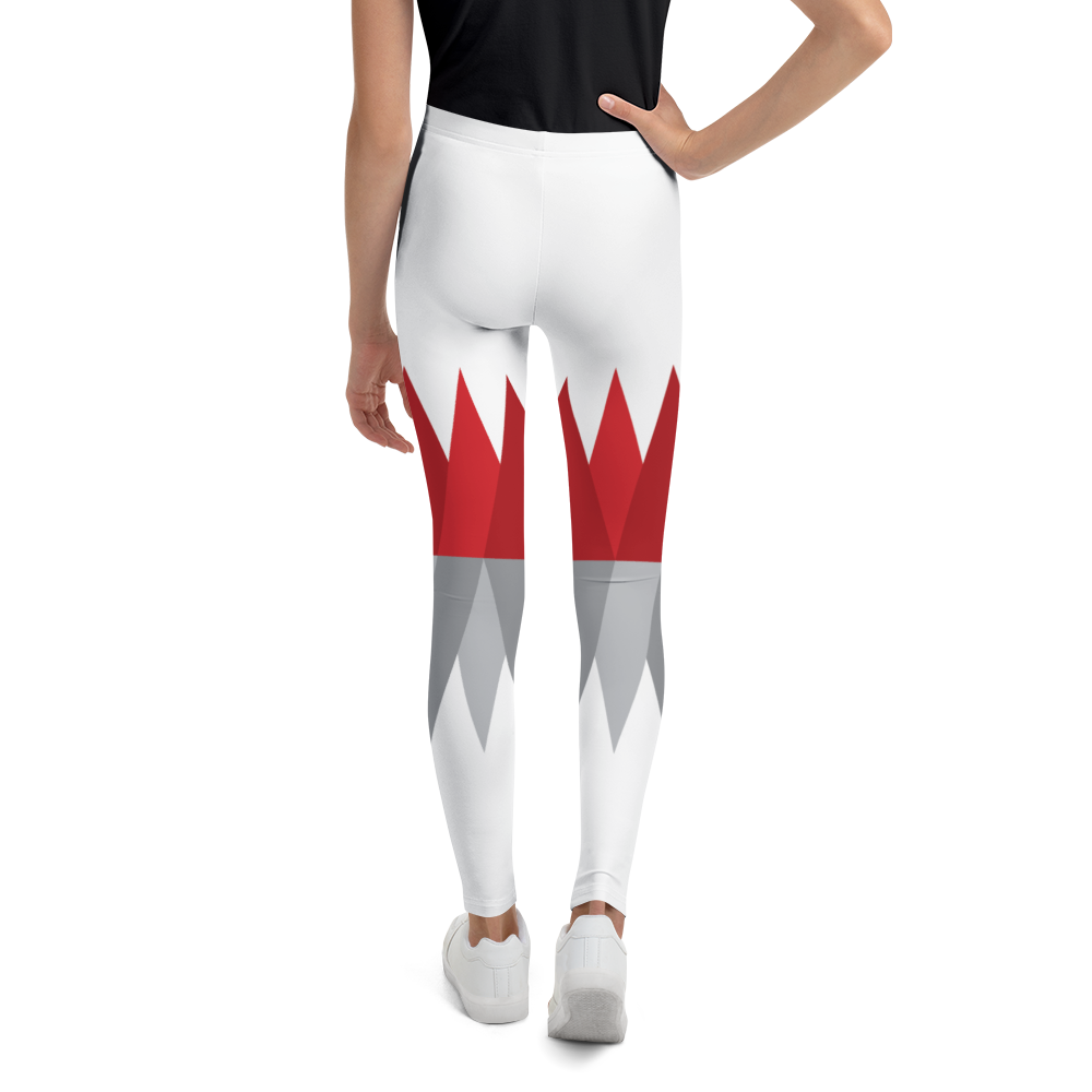 Red Gray Christmas | Youth Leggings