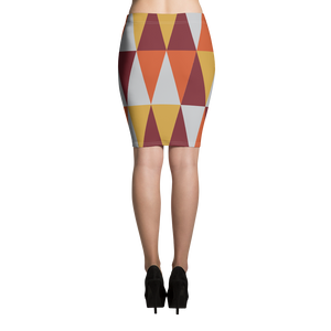 Autumn Triangles | Pencil Skirt