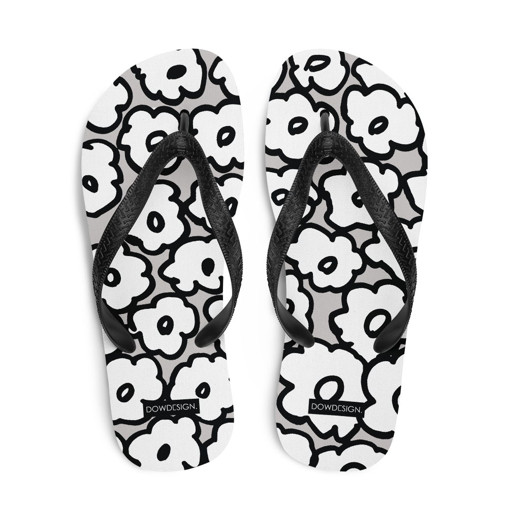 Happy White Flowers | Flip-Flops
