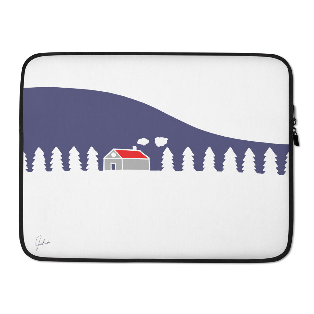 Home In White Forest | Laptop Sleeve