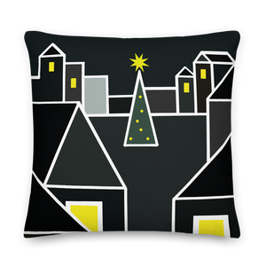 December Eve Print | Pillow