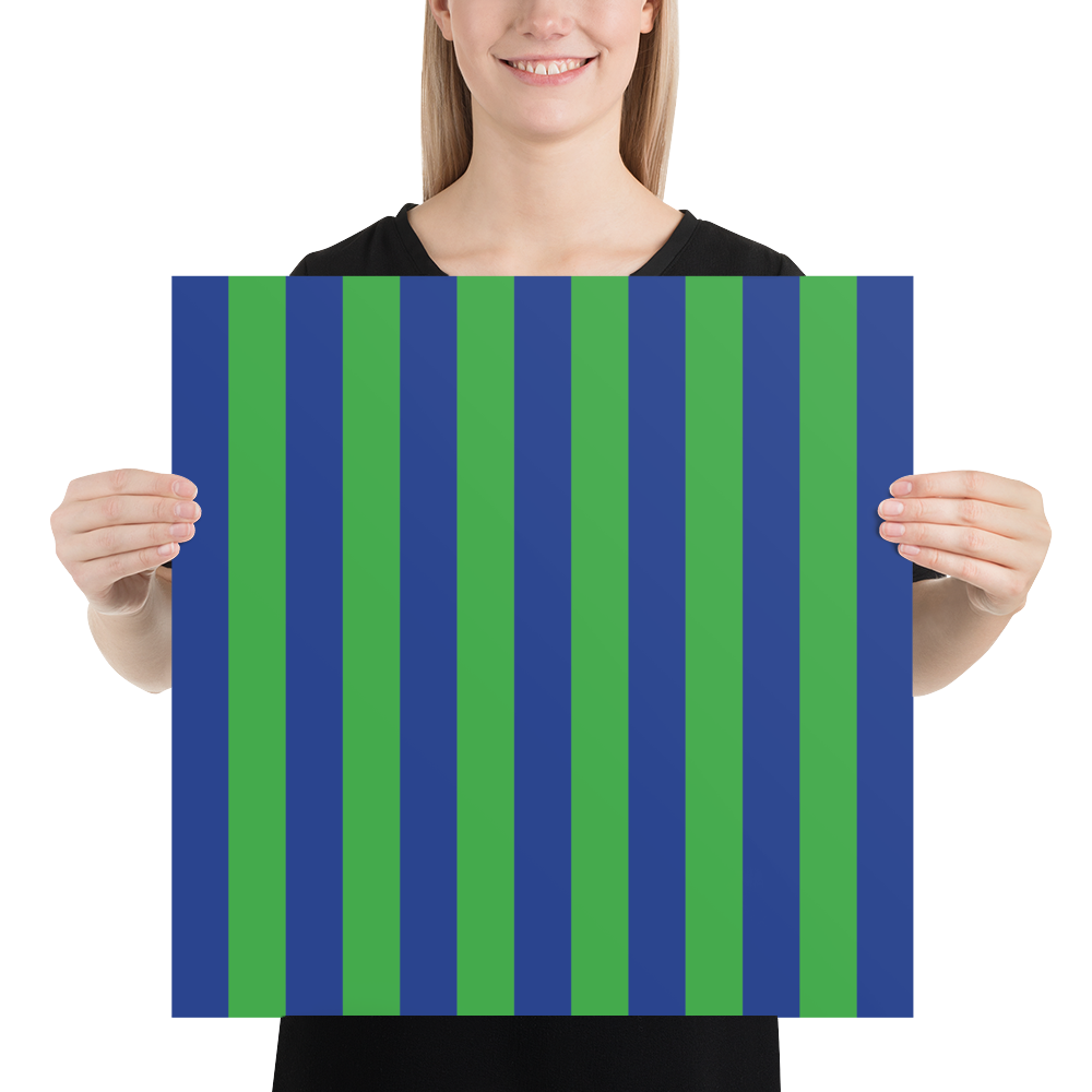 Green and Blue | Poster