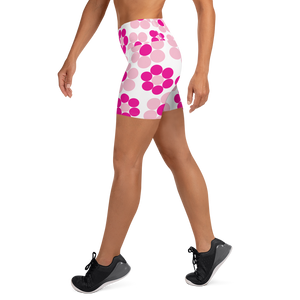 Happy Flowers Ornament | Yoga Shorts