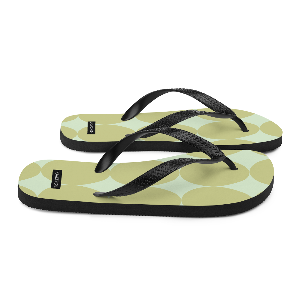 Easter Pattern Olive | Flip-Flops