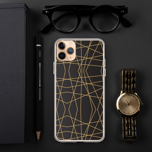 Golden Ornament Lines | iPhone Case