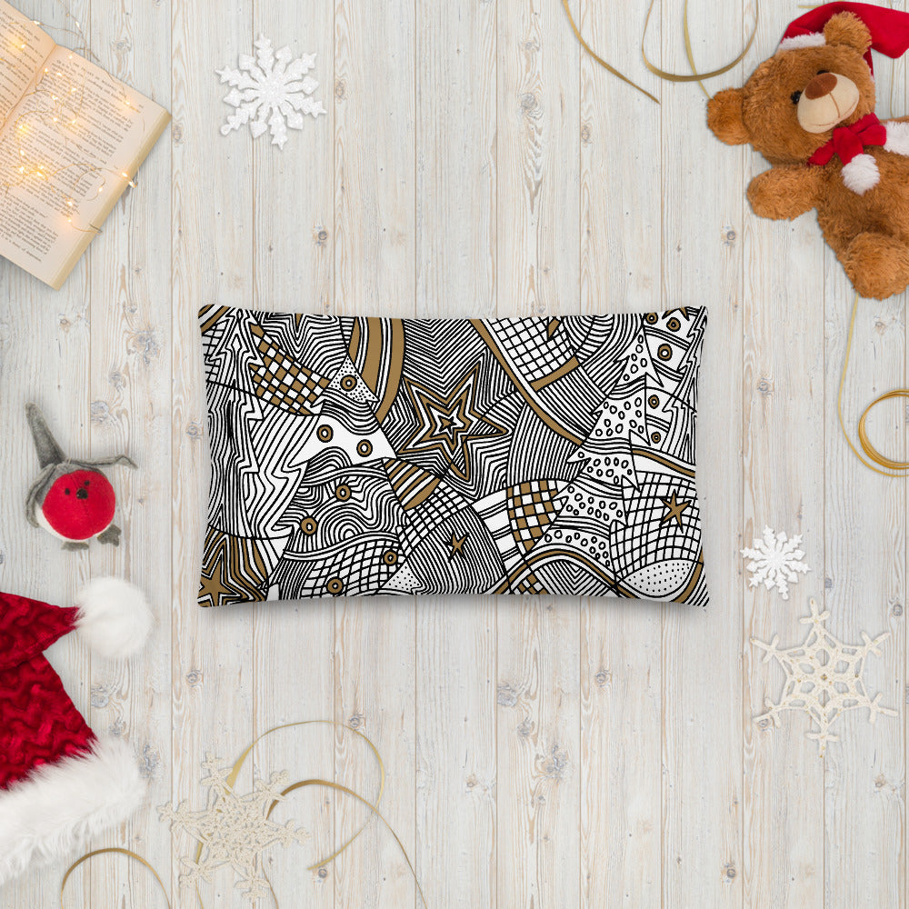 Christmas Graphic Ornament | Pillow