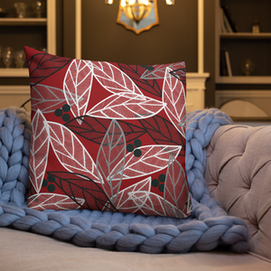 Christmas Leaves | Pillow