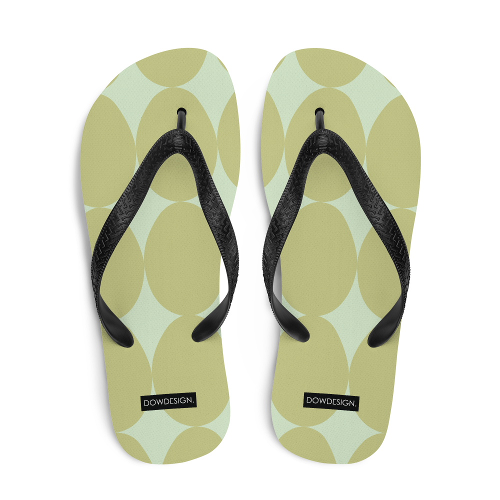Easter Pattern Olive | Flip-Flops