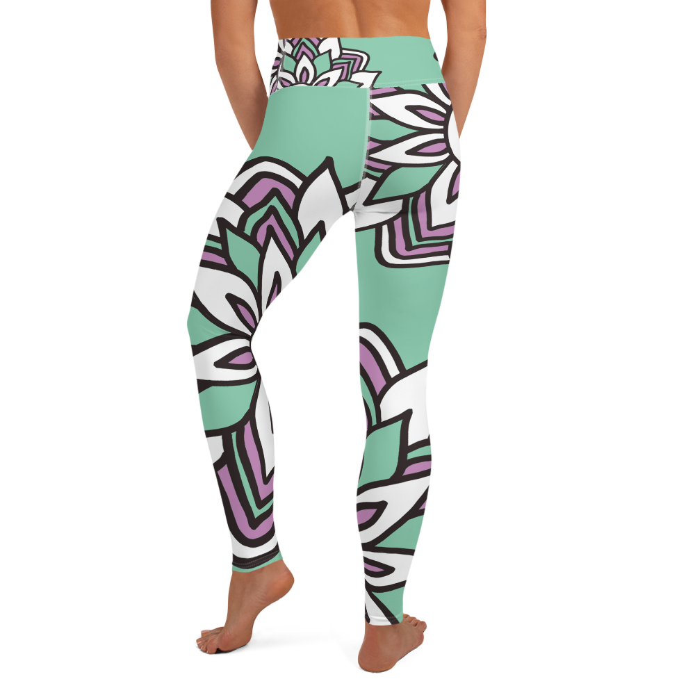 Smiling Flowers | Yoga Leggings