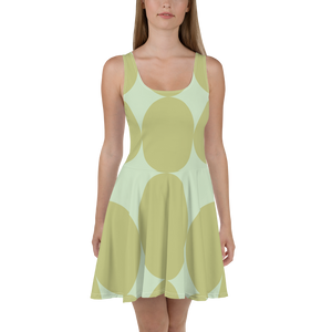 Easter Pattern Olive | Skater Dress