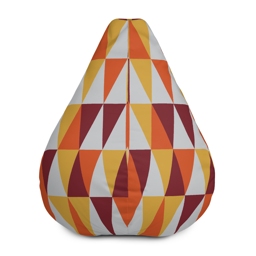 Autumn Triangles | Bean Bag Chair
