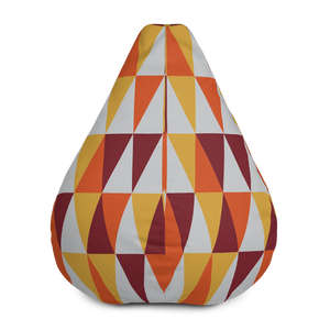 Autumn Triangles | Bean Bag Chair