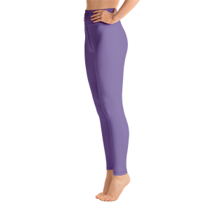 Purple Small Flowers | Yoga Leggings