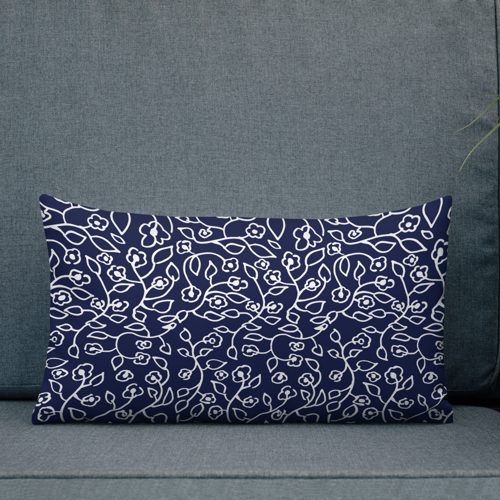 White Small Flowers | Pillow