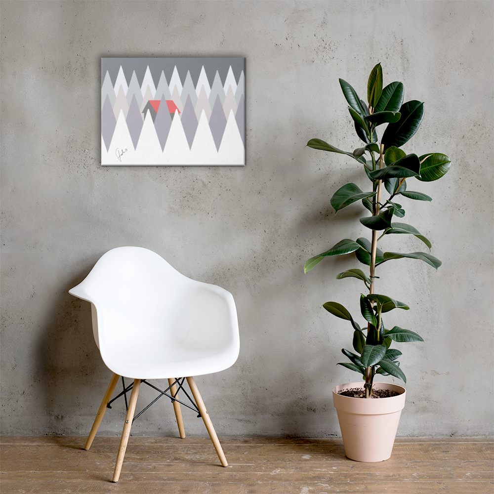Lonely Cottage | Canvas