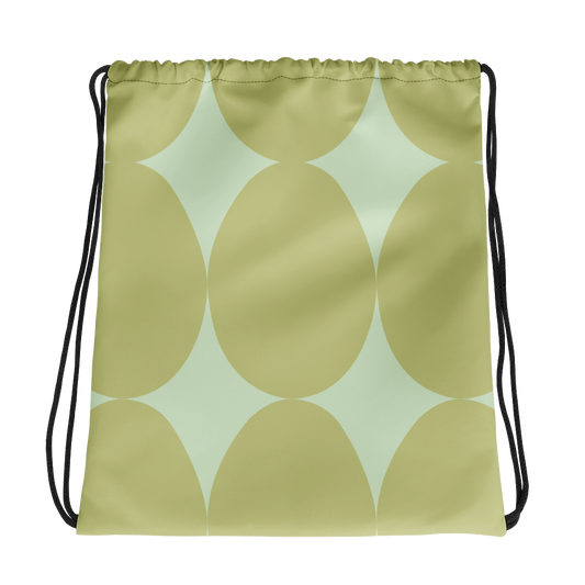 Easter Pattern Olive | Drawstring Bag