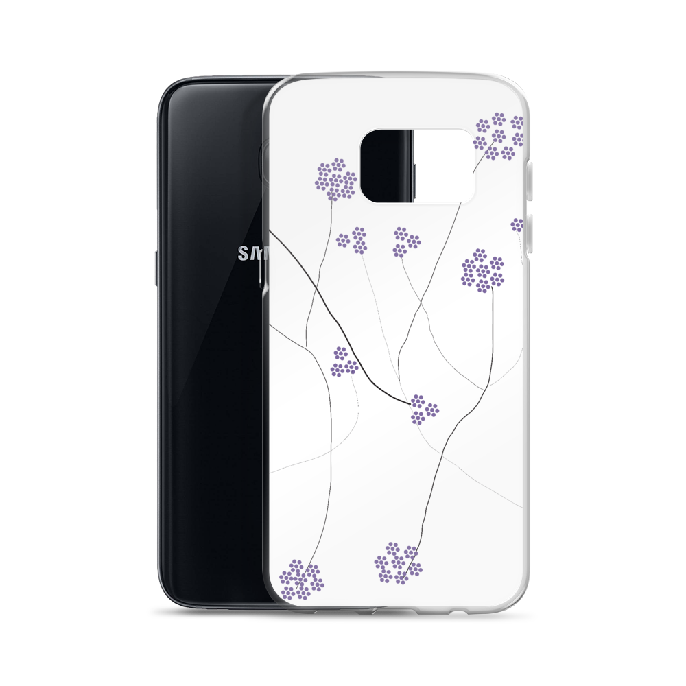 Purple Small Flowers | Samsung Case