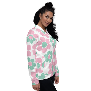 Happy Pastel Flowers | Bomber Jacket