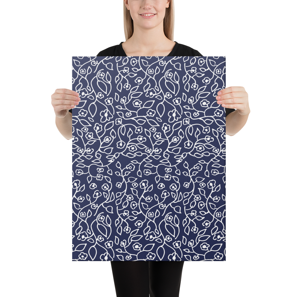 White Small Flowers | Canvas