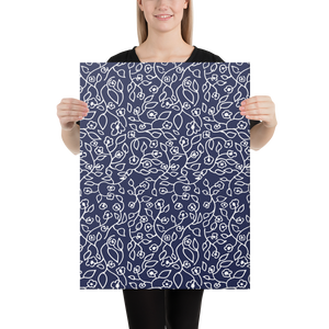 White Small Flowers | Canvas