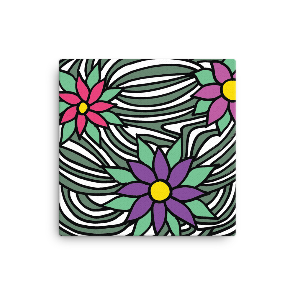 Flower Ornament | Canvas