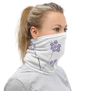 Purple Small Flowers | Neck Gaiter